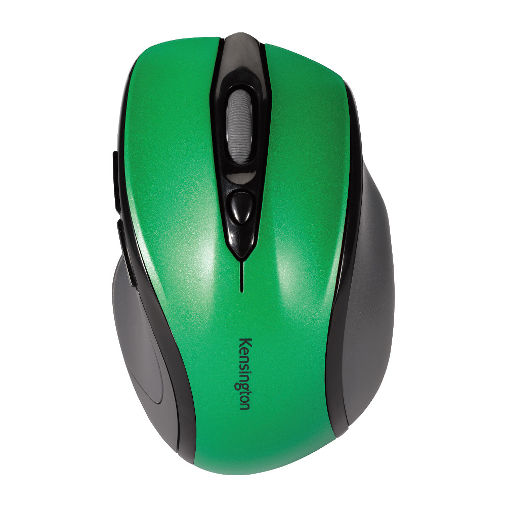 PRO FIT MID-SIZE WIRELESS MOUSE, 2.4 GHZ FREQUENCY/30 FT WIRELESS RANGE, RIGHT HAND USE, EMERALD GREEN
