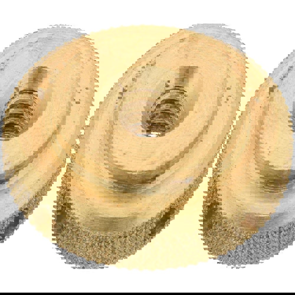 #10-24 UNC Thread, Uncoated, Brass Round Knurled Check Nut