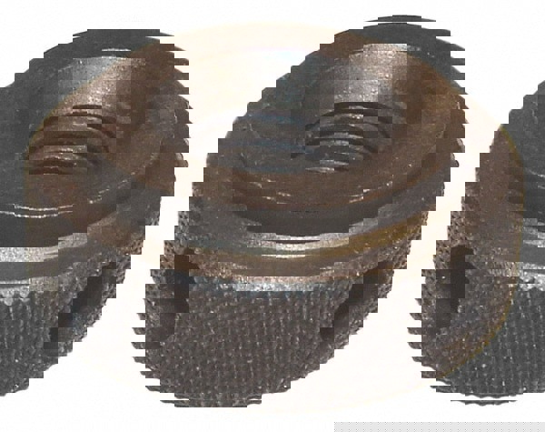 Thumb & Knurled Nuts; Nut Type: Check Nut ; Head Type: Round Knurled ; Material: Steel ; Thread Size: 5/16-18 ; Finish: Black Oxide ; Thread Standard: UNC
