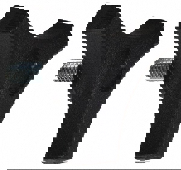 3 Arm Knobs; Style: Threaded Stem; Head Dia: 2.0 in; Stem Size: 1/4-20; Height (Inch): 1.10 in; Height (mm): 1.10 in; Hub Dia: 0.74 in; Material: Polypropylene; Thread Length (mm): 1 in; Thread Length: 1; 1 in; Hub Height: 0.49 in; Head Height: 0.61 in; C