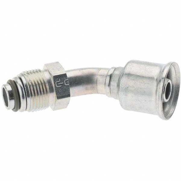 Hydraulic Hose 45 &deg; Elbow: 8 mm, 3/4