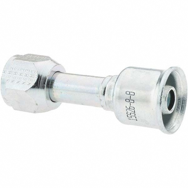 Hydraulic Hose Swivel Fitting: 8 mm, 3/4