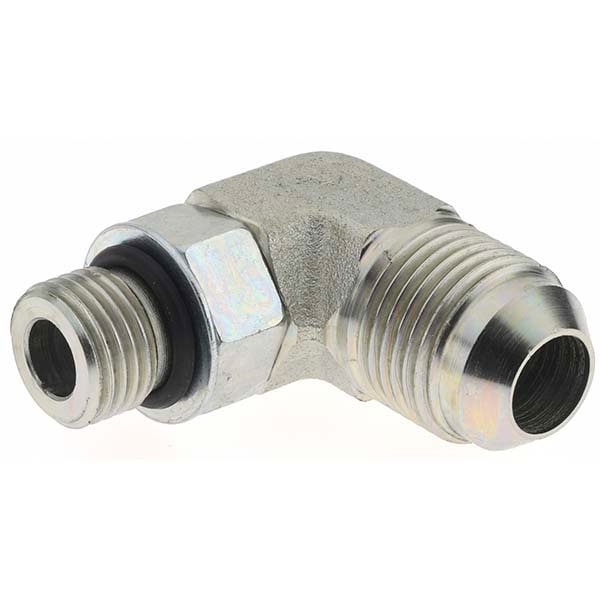 Steel Flared Tube Straight Thread Elbow: