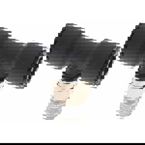 Push-To-Connect Tube to Male BSPT Tube Fitting: Male Branch Tee, 1/4