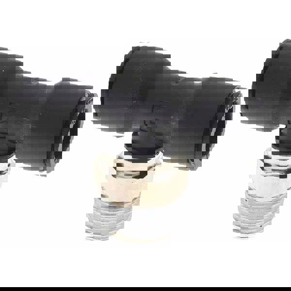 Push-To-Connect Tube to Male BSPT Tube Fitting: Male Branch Tee, 3/8