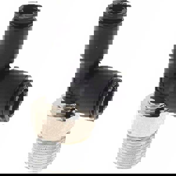 Push-To-Connect Tube Fitting: Male Run Tee, 1/4