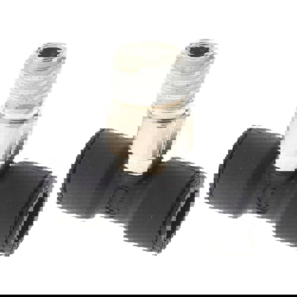 Push-to-Connect Tube Fitting: Male Branch Tee, 1/8