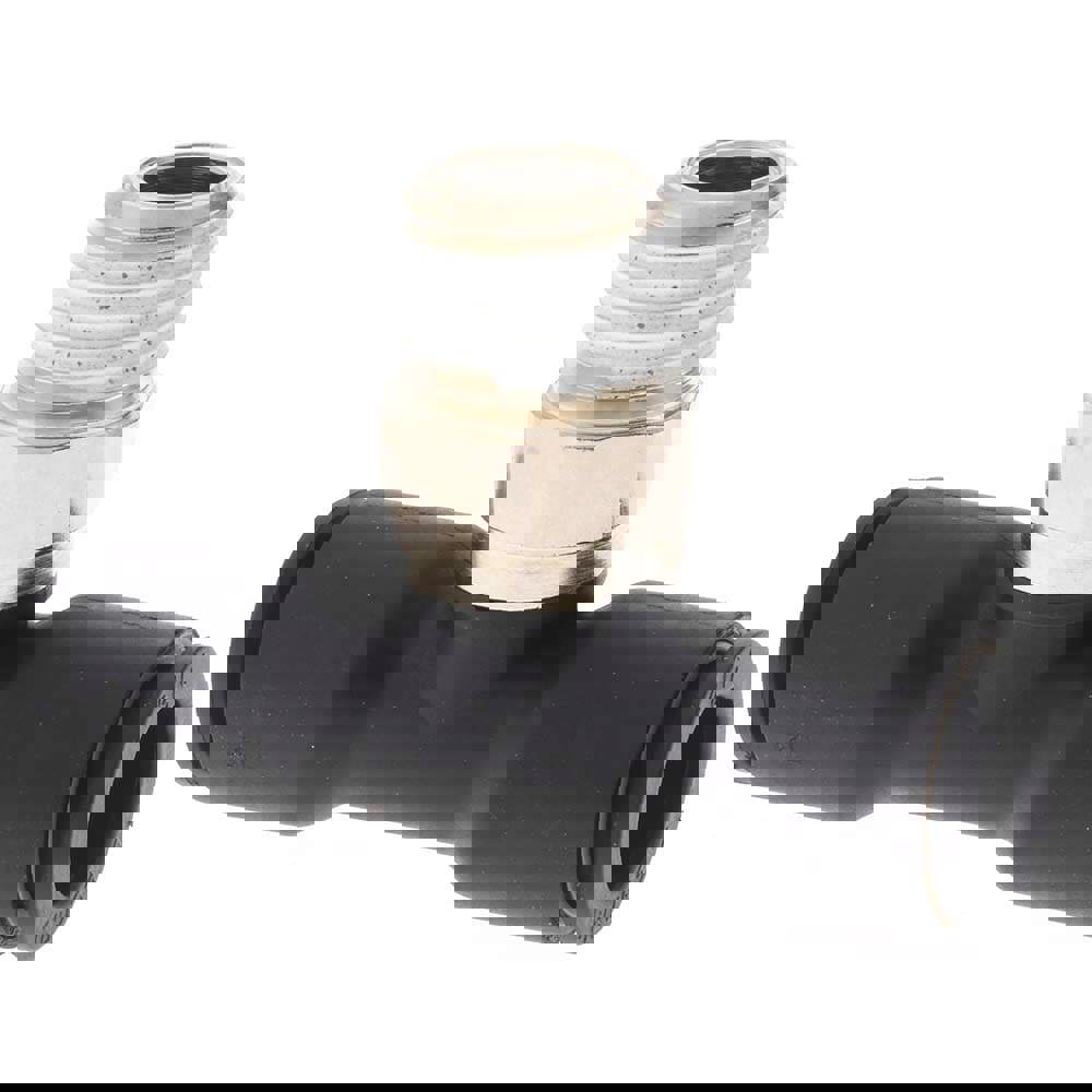 Push-To-Connect Tube Fitting: Male Branch Tee, 1/4