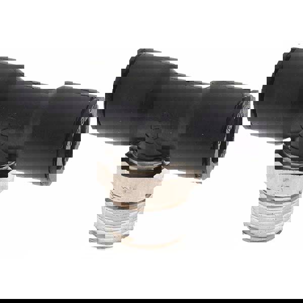 Push-To-Connect Tube to Male NPT Tube Fitting: Male Branch Tee, 1/2