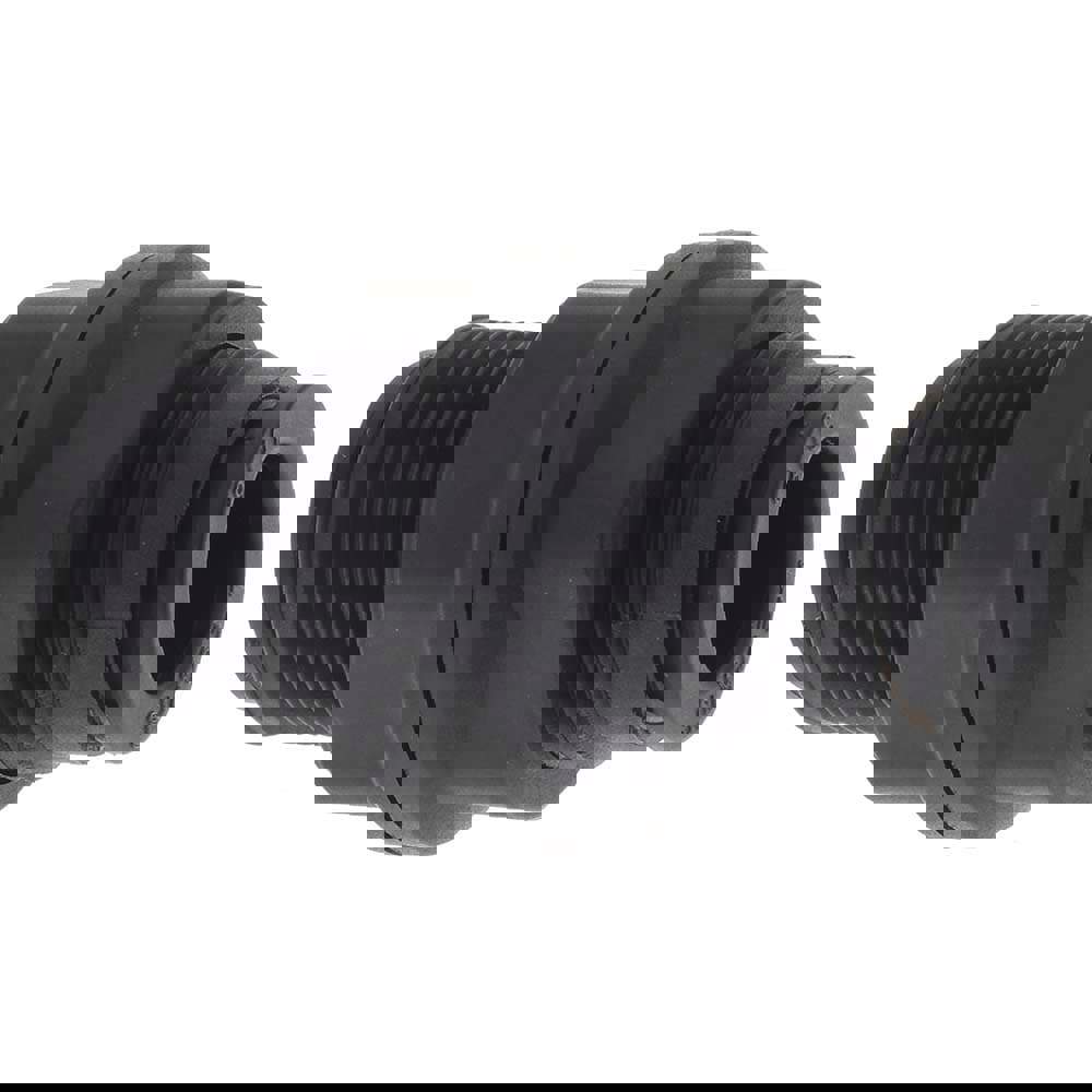 Push-To-Connect Tube to Tube Tube Fitting: Bulkhead Union, 3/8