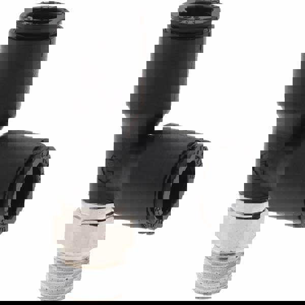 Push-To-Connect Tube Fitting: Male Run Tee, 1/8