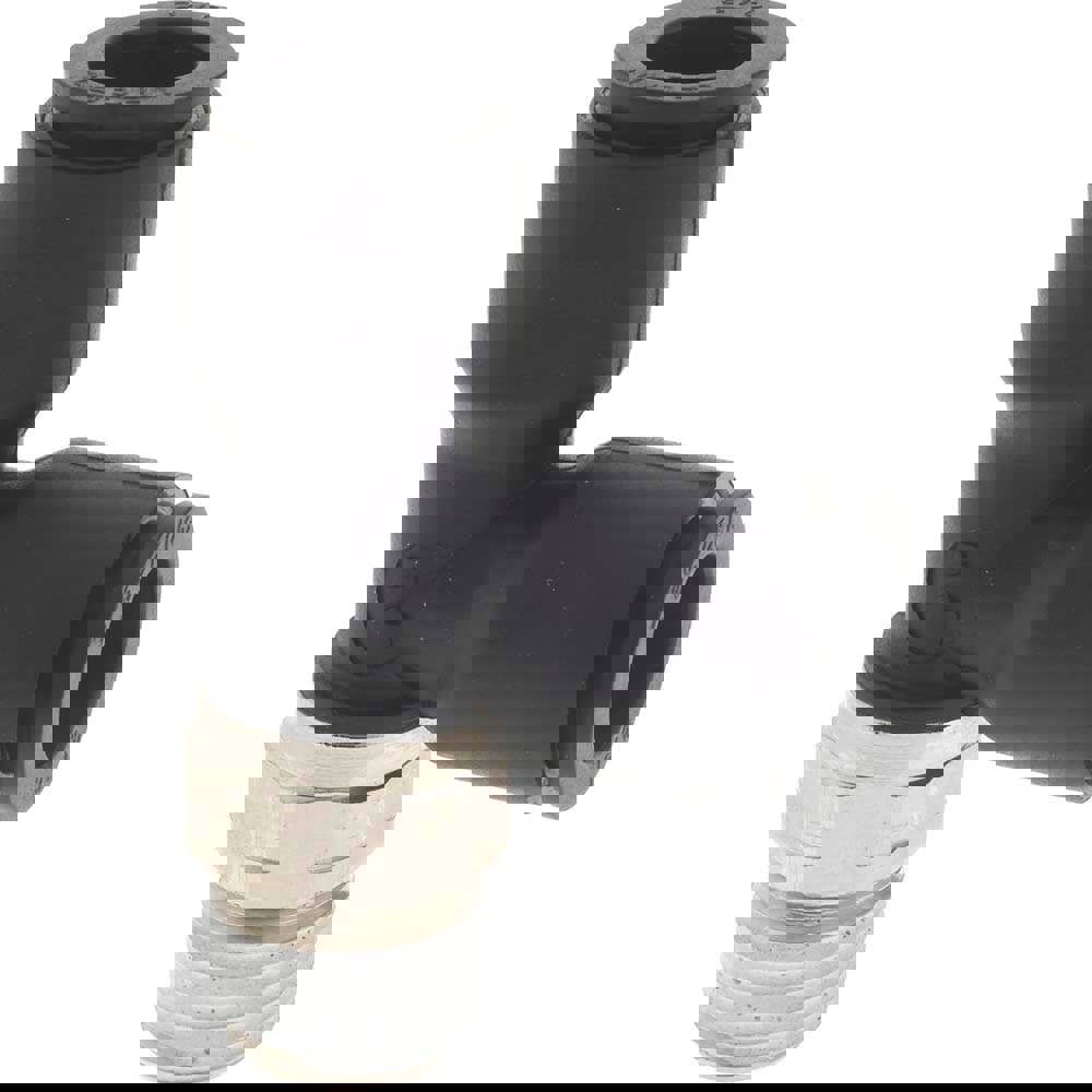 Push-To-Connect Tube Fitting: Male Run Tee, 1/4