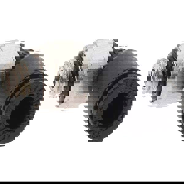 Push-To-Connect Tube Fitting: Male Elbow, #10-32 Thread, 5/32