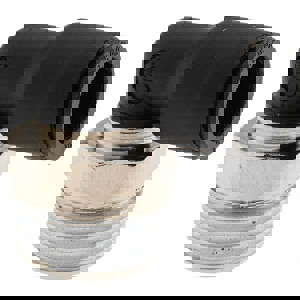 Push-To-Connect Tube to Male BSPT Tube Fitting: Male Elbow, 1/2