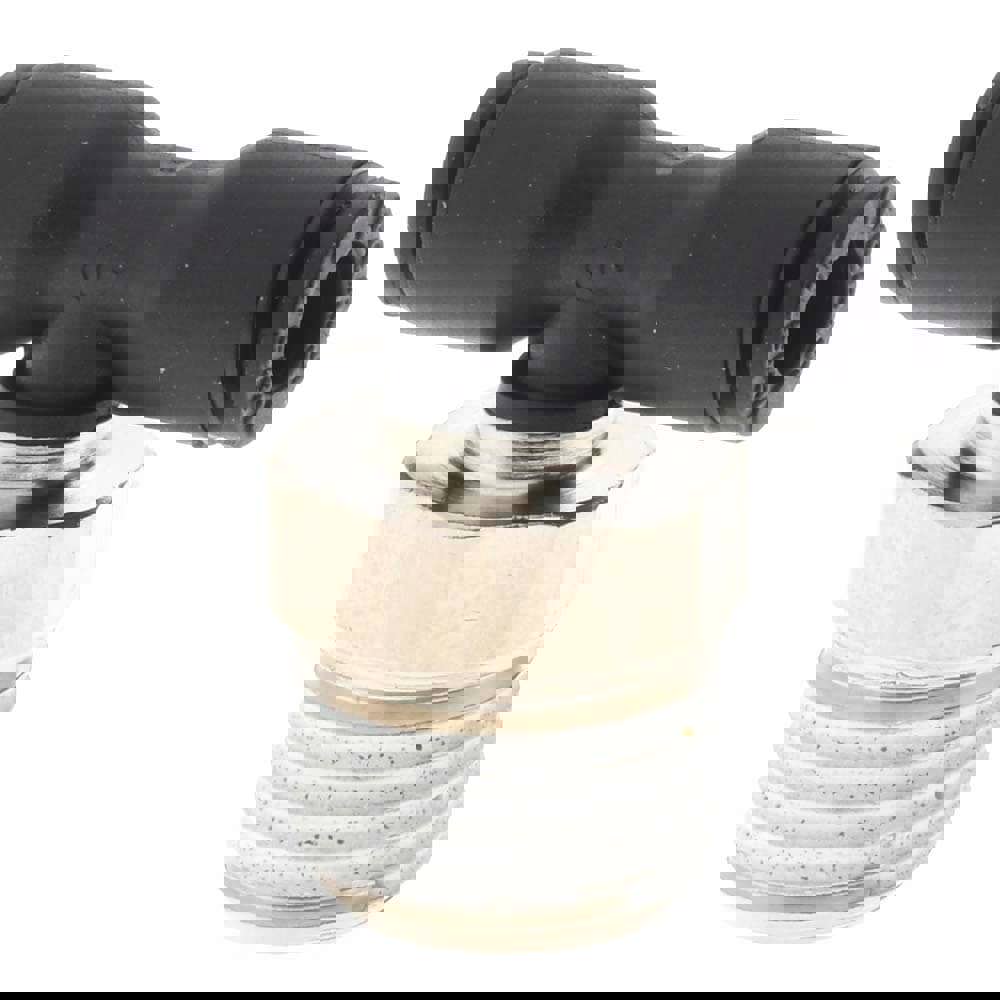 Push-To-Connect Tube to Male BSPT Tube Fitting: Male Branch Tee, 1/4