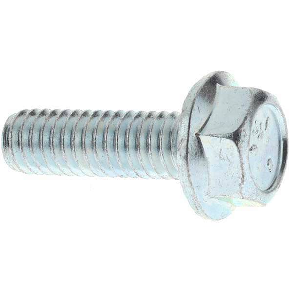 Serrated Flange Bolt: 5/16-18 UNC, 1