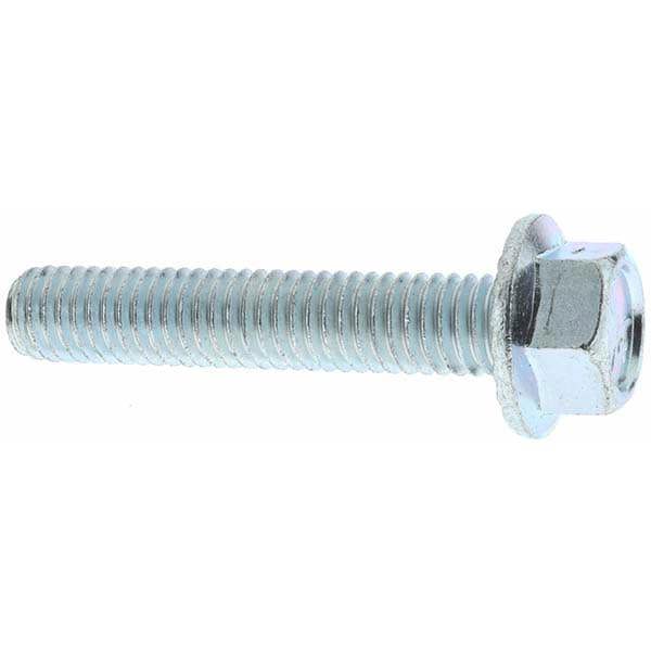 Serrated Flange Bolt: 3/8-16 UNC, 2
