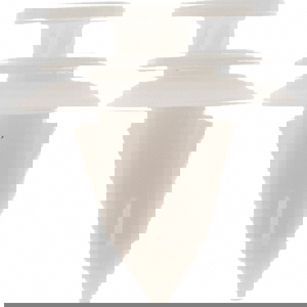 9mm Hole Diam, 21mm OAL, Ratchet Shank, Nylon Panel Rivet