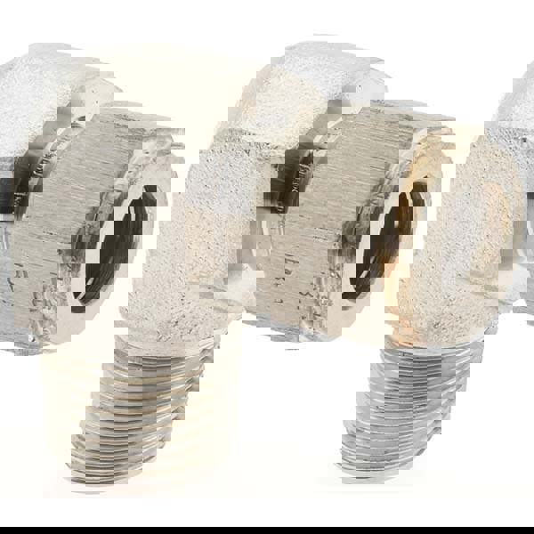 Compression Tube Male Elbow: 3/8