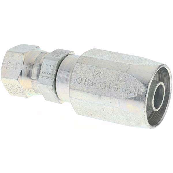 5 Piece, 3/4-16 SAE45, Reusable Hose Female Swivel Fitting