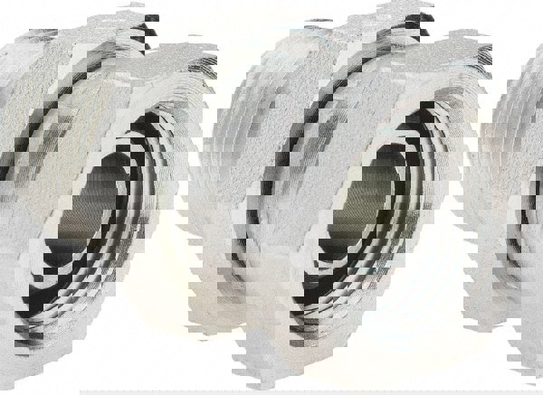 Hydraulic Hose Swivel Fitting: 6 mm, 3/8-18, 6,000 psi