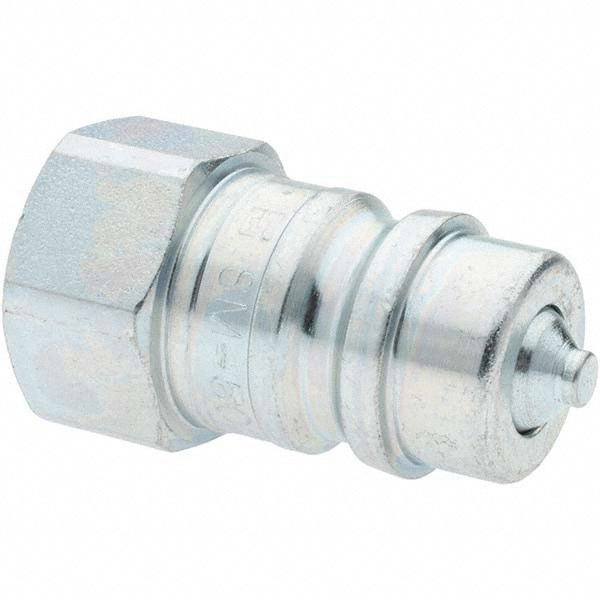 Hydraulic Hose Coupler: 8 mm, 1/2-14, 6,