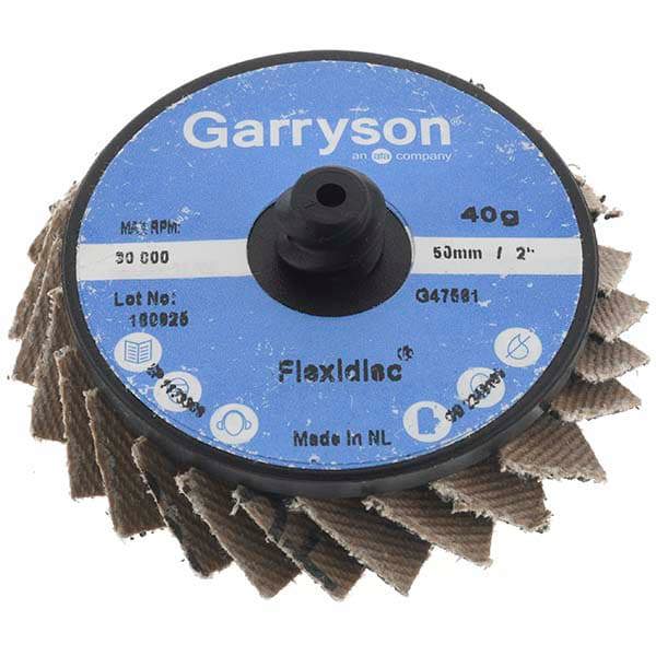 Flap Disc: 40 Grit, Zirconia Alumina, Type 27