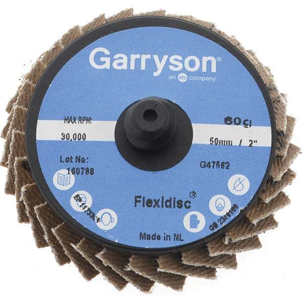 Flap Disc: 60 Grit, Zirconia Alumina, Type 27