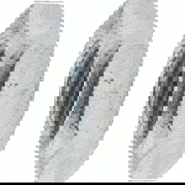 Hex Lock Nut: Distorted Thread, 5/8-11, Grade C Steel, Zinc-Plated with Wax