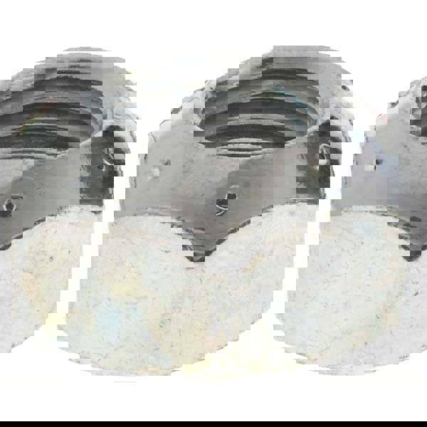 Hex Lock Nut: Distorted Thread, 7/16-20, Grade C Steel, Zinc-Plated with Wax