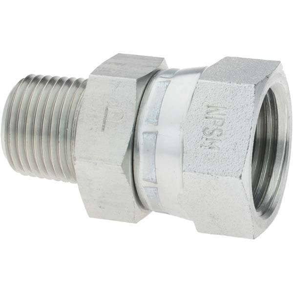 Hydraulic Hose Swivel Adapter: 6 mm, 3/8