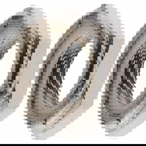 Hex Lock Nut: Insert, Nylon Insert, 7/8-9, Grade 18-8 Stainless Steel