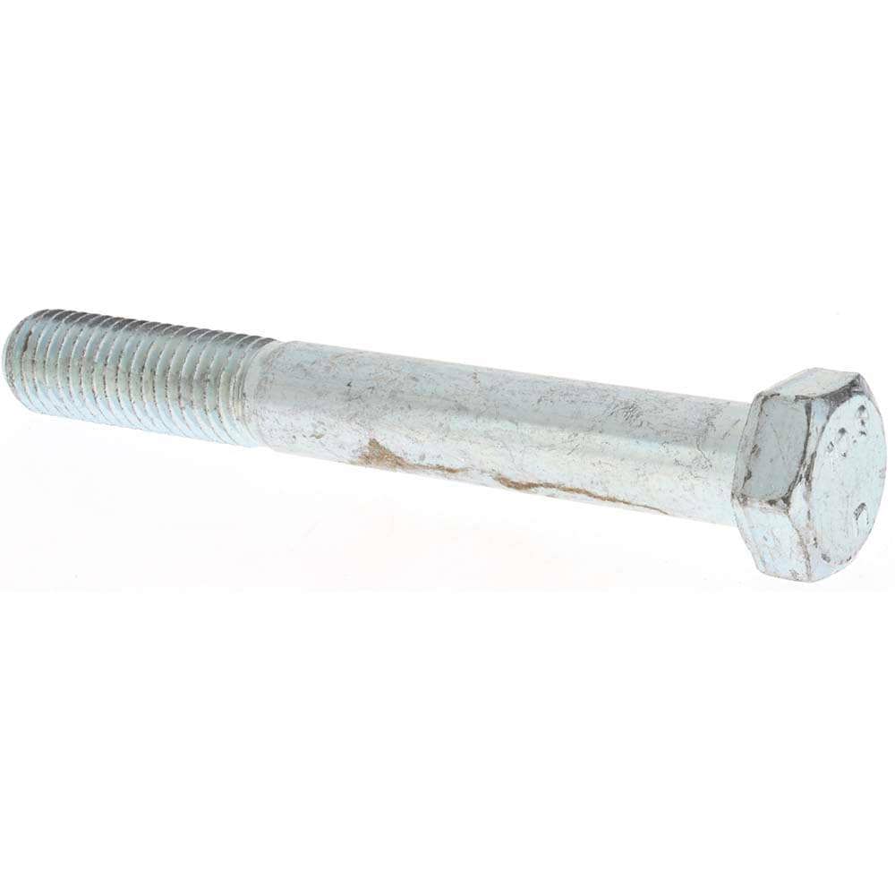 Hex Head Cap Screw: M14 x 2.00 x 110 mm, Grade 10.9 Steel, Zinc-Plated