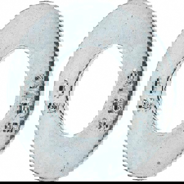 9/16 in Screw SAE & USS Flat Washer: Carbon Steel, Clear Zinc Chromate Finish