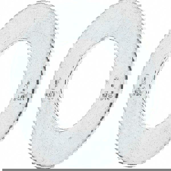 1 Screw SAE & USS Flat Washer: Steel, Clear Zinc Chromate Finish