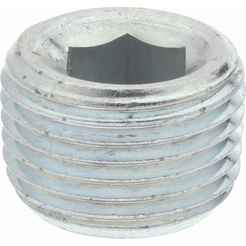 Industrial Pipe Hollow Hex Plug: 3/8