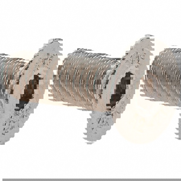 Flat Socket Cap Screw: M5x0.8, 18-8 Stainless Steel