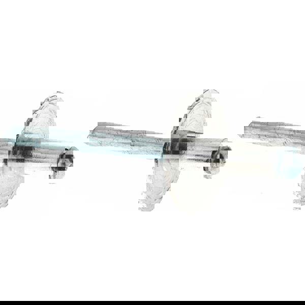 Open End Blind Rivet: Size 64, Large Flange Dome Head, Aluminum Body, Steel Mandrel