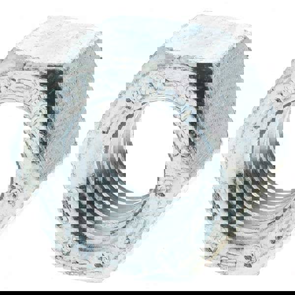 Hex Nut: 3/8-16, Grade 8 Steel, Zinc Yellow Dichromate Finish