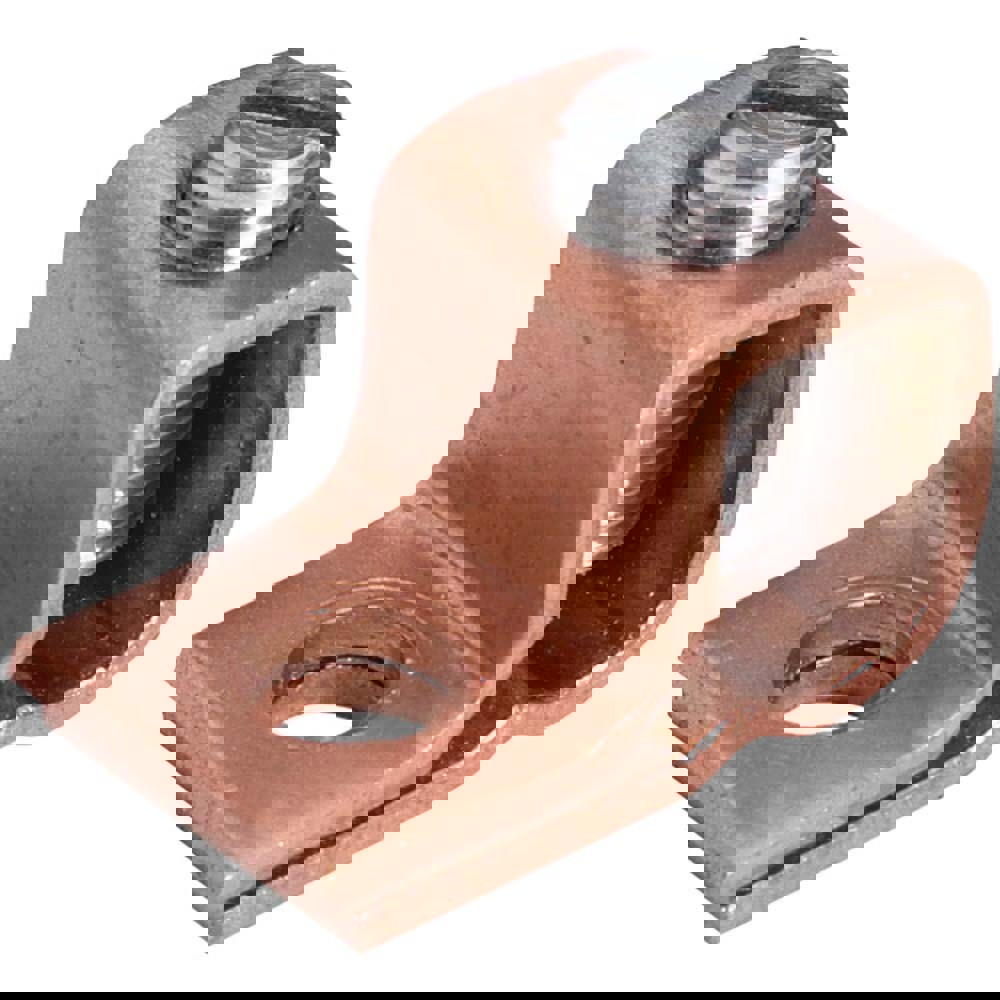Rectangle Ring Terminal: Non-Insulated, 10 to 4 AWG, Lug Connection