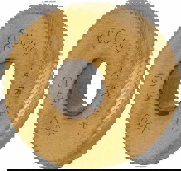 Convex Knurl Wheel: 3/4