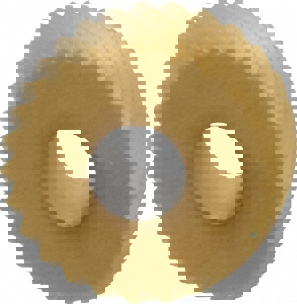 Convex Knurl Wheel: 3/4