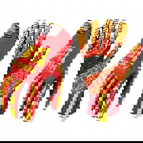 Cut-Resistant & Puncture-Resistant Gloves: Size Large, ANSI Cut A5, ANSI Puncture 5, Silicone