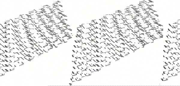 Zinc Plated Decking for Rivetless Shelvi