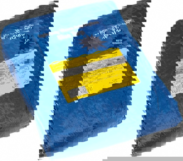 Tarp/Dust Cover: Blue, Rectangle, Polyethylene, 24' Long x 18' Wide