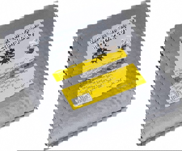 Tarp/Dust Cover: Black & Silver, Polyethylene, 12' Long x 10' Wide, 11 to 12 mil