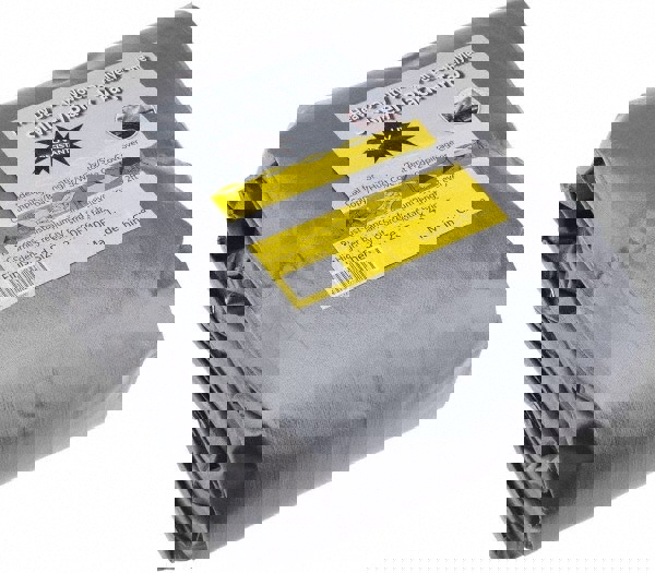 Tarp/Dust Cover: Black & Silver, Polyethylene, 40' Long x 20' Wide, 11 to 12 mil