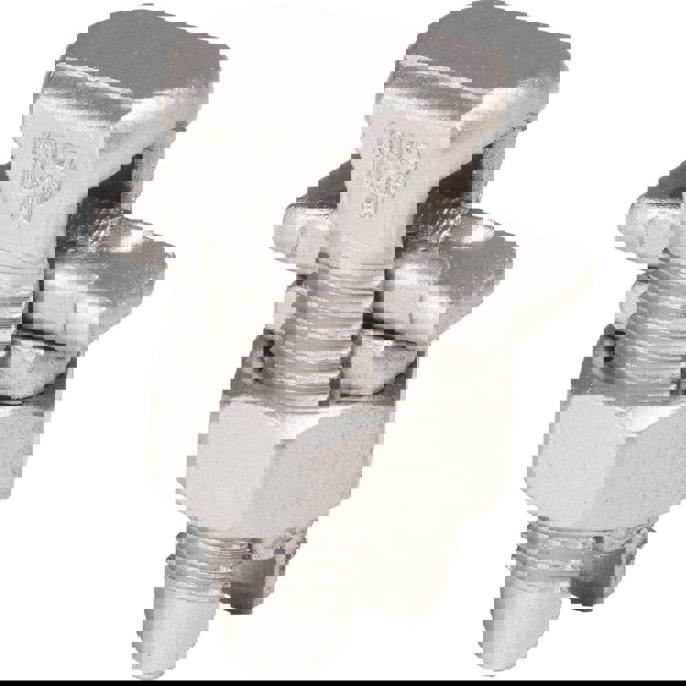 Split Bolt Connectors; Connector Material: Copper; Maximum Compatible Wire Size (AWG): 2 (Strand); Minimum Compatible Wire Size (AWG): 8 (Strand); Pressure Bar Material: Copper Alloy; Compatible Wire Type: Aluminum; Copper; Head Width (Decimal Inch): 0.59