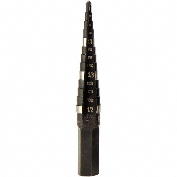 Step Drill Bits: 1/8
