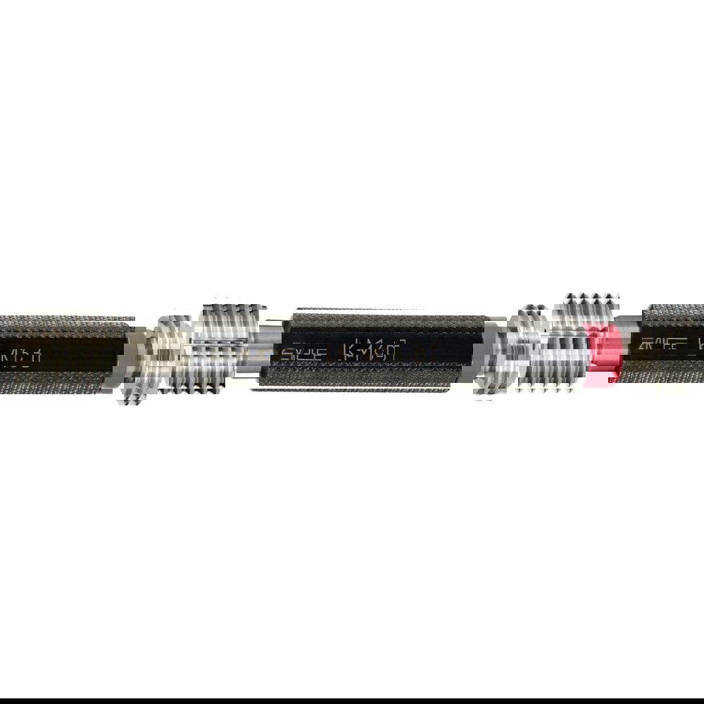 Plug Thread Go/No Go Gages; Go/No Go: Go; No Go; Thread Size: #6-48; Material: Steel; Classification: 2B; Go Pitch Diameter (Inch): 0.1247; Go Pitch Diameter (mm): 3.1666; No Go Pitch Diameter (mm): 3.2452; No Go Pitch Diameter (Decimal Inch): 0.12780; Ha